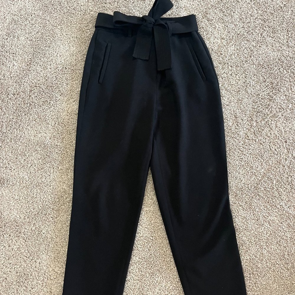 Rachel Zoe Black Dress Pants With Belt